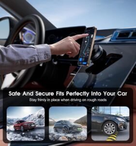 Magnetic phone holder for car