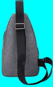 Compact travel sling backpack with adjustable strap and waterproof fabric