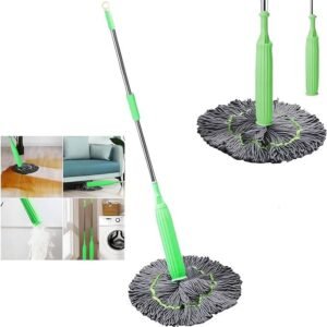 360 Rotating Microfiber Mop used for daily cleaning in modern home interior