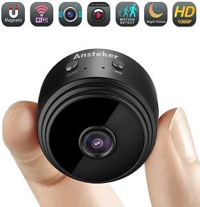 Portable Wireless Mini CCTV Camera with magnetic mount