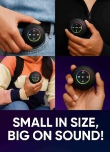 Compact Wireless Speaker for Showers, Travel & Outdoor Use